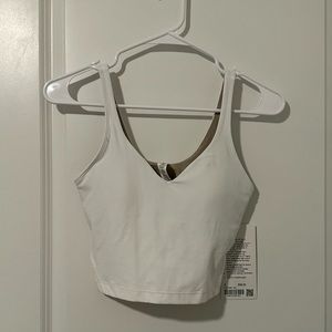 NWT White Lululemon Align Tank Size 4